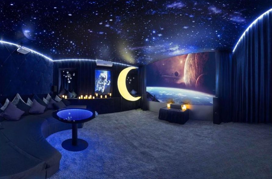 A private cinema room at Secret, Lumen